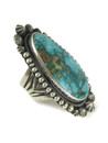  Pilot Mountain Turquoise Ring Size 7 by Aaron Toadlena