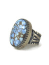 Golden Hills Turquoise Ring Size 7 Adjustable by Bernise Chavez
