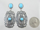Sterling Silver Turquoise Earrings (ER2710)