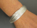 50 Strand Liquid Silver Bracelet Adjustable Length (LSBR50)