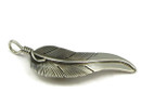 Sterling Silver Feather Pendant by Lena Platero (PD4200)