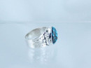 Natural Chinese Turquoise Gem Ring Size 11 1/2