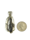 White Buffalo Gem Pendant by Ted Secatero