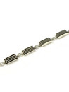 Silver Channel Link Bracelet by Francis Jones (BR5501)