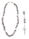 Amethyst Nugget Rosary Beads with Detachable Beads