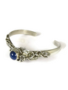 Sterling Silver Lapis Bracelet by Les Baker Jewelry