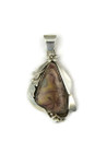 Silver Jasper Pendant by Les Baker Jewelry (PD4808)