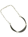 Silver Channel Necklace by Francis Jones