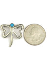 Sleeping Beauty Turquoise Dragonfly Brooch by Ervin Hoskie
