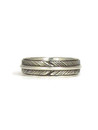 Silver Feather Band Ring Size 6 (RG5059-S6)