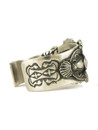 Silver Lapis Cuff Bracelet by Derrick Gordon (BR6205)