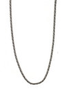 Antiqued 1.5mm Sterling Silver Rope Chain 18" (CH100-18) 