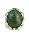 Pilot Mountain Turquoise Ring Size 9 1/2 by Cooper Willie (RG6705)