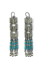 Turquoise Beaded Arrow Dangle Earrings (ER5449)