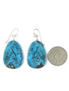  Turquoise Slab Earrings by Ronald Chavez (ER5691)