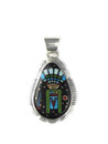 Mosaic Night Scene Yei Inlay Pendant (PD4302) 