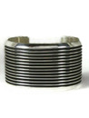  Silver Channel Bracelet 1 1/2" by Francis Jones (BR6426) 