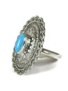 Sleeping Beauty Turquoise Concho Ring Size 6 (RG6023-S6)