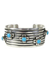 Sleeping Beauty Turquoise Cross Bracelet by Andy Cadman (BR6587)