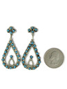 Turquoise Dangle Earrings by Wayne Johnson (ER5989)