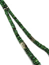 Natural Green Demale Turquoise Bead Necklace (NK4983)