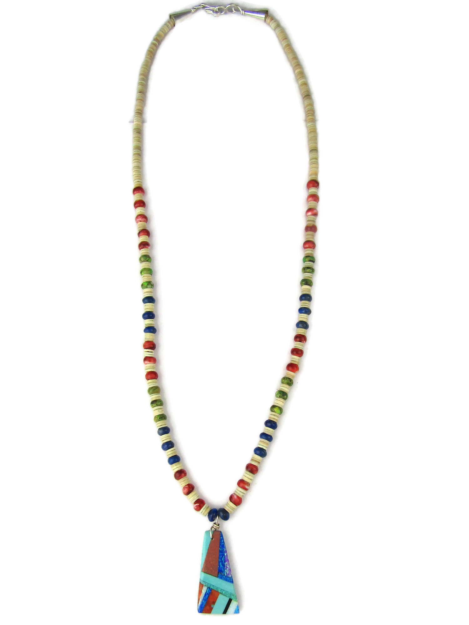 Native American Heishi Necklaces Turquoise Gemstone