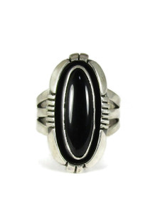 Silver Onyx Ring Size 7 by Cooper Willie (RG6165)