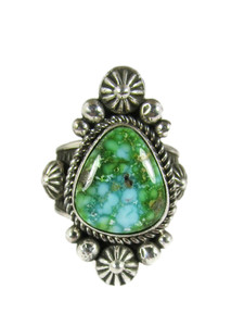 Sonoran Turquoise Ring Size 8 - Adjustable by Albert Jake (RG7231)