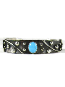 Sleeping Beauty Turquoise Bracelet with Stars by Sarina Willie (BR7980)