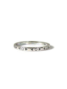 Sterling Silver Stamped Band Ring Size 7 (RG7235-S7)