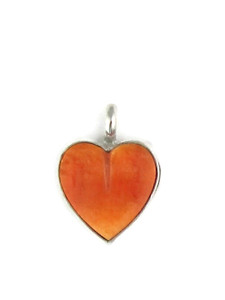 Spiny Oyster Shell Heart Pendant by Diane Wylie (PD6041)
