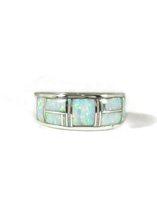 Opal Inlay Ring Size 10 1/2 (RG7259-S10.5)