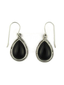 Silver Onyx Earrings by Barbara Hemstreet (ER7248) 