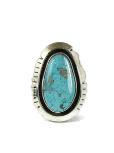 Sonoran Turquoise Ring Size 7 by Lucy Valencia (RG6666)