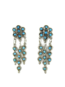 Turquoise Dangle Earrings by Waylon Johnson (ER8287)