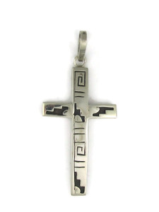 Silver Hopi Cross by Frank Lakalon (PD6286)