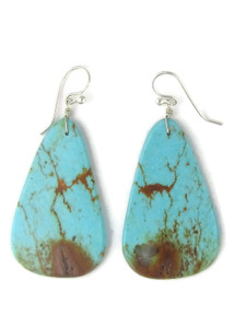 Turquoise Slab Earrings (ER9115)