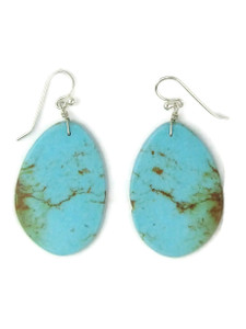 Turquoise Slab Earrings (ER9119)