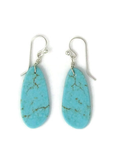 Turquoise Slab Earrings (ER9126)