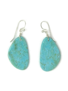 Turquoise Slab Earrings (ER9137) 