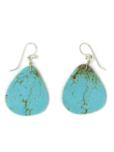 Turquoise Slab Earrings (ER9138)
