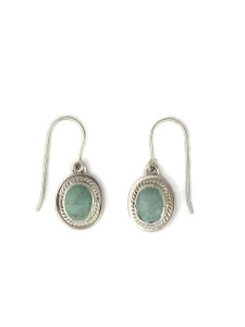White Water Turquoise Earrings by Lyle Piaso (ER6386)