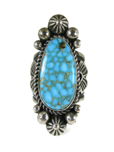 Kingman Turquoise Ring Size 7 by Albert Jake (RG9317)
