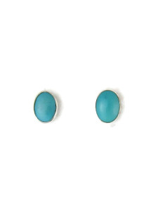 Kingman Turquoise Post Earrings by Angela Martin (ER6394) Kingman Turquoise Post Earrings by Angela Martin (ER6394)