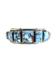 Golden Hills Turquoise Row Bracelet by Albert Jake (BR8408) Golden Hills Turquoise Row Bracelet by Albert Jake (BR8408)