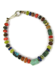 Multi Gemstone Beaded Bracelet (BR8419) Multi Gemstone Beaded Bracelet (BR8419)
