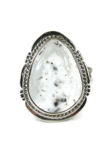 White Buffalo Ring Size 9 1/2 by Jake Sampson (RG9324)