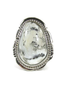 White Buffalo Ring Size 9 by Jake Sampson (RG9326)