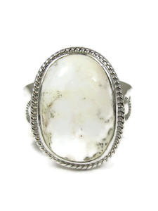 White Buffalo Ring Size 12 by Burt Francisco (RG9334) White Buffalo Ring Size 12 by Burt Francisco (RG9334)