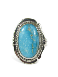 Tyrone Turquoise Ring Size 8 by Jake Sampson (RG9340) Tyrone Turquoise Ring Size 8 by Jake Sampson (RG9340)